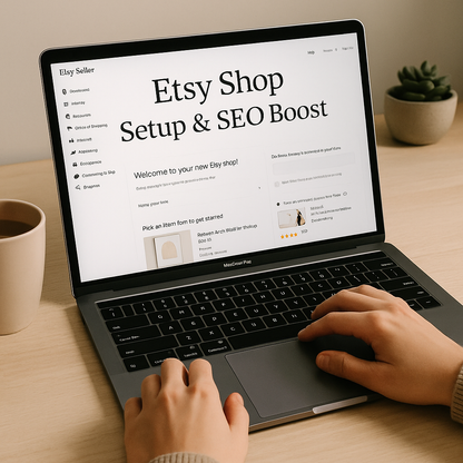 🛒 Etsy Shop Setup & SEO Boost
