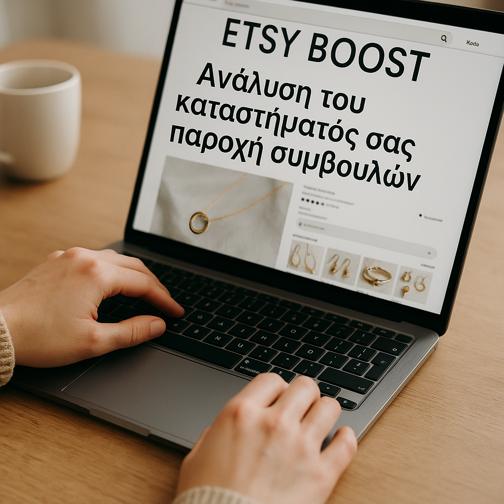 Etsy eshop ανάλυση δημιουργία marketing 